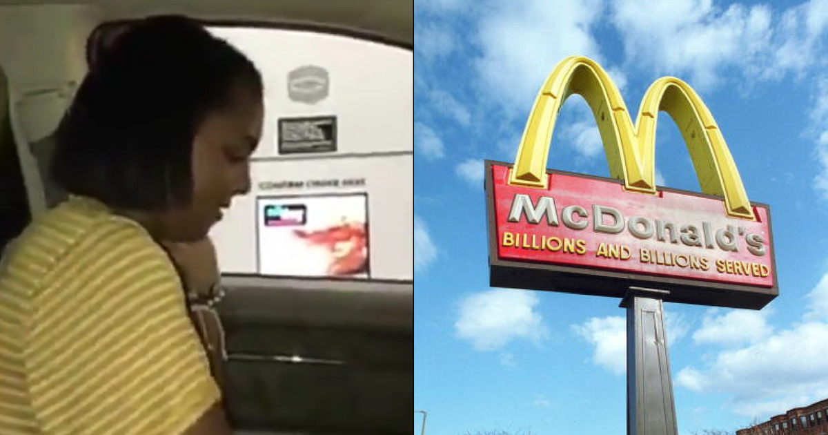 A college girl did a McDonald's rap in the drive-thru.