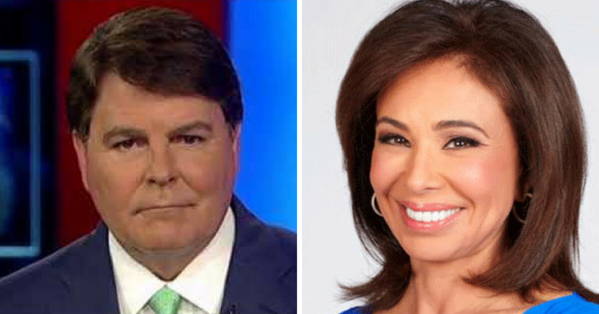 Fox News personalities Greg Jarrett and Jeanine Pirro