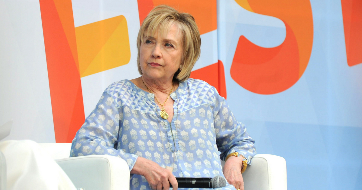 Hillary Clinton speaks onstage during OZY Fest 2018 at Rumsey Playfield, Central Park on July 21, 2018 in New York City.