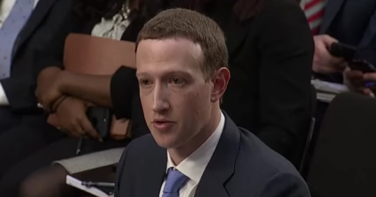 Facebook co-founder Mark Zuckerberg during his testimony before Congress