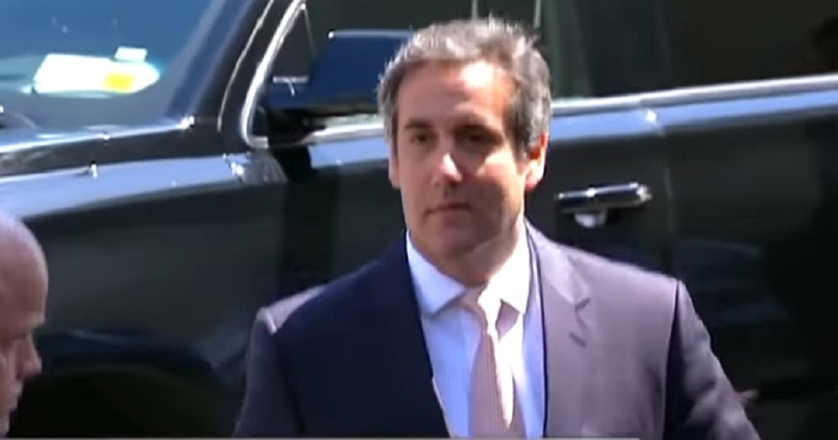 Michael Cohen caught on video on way to court