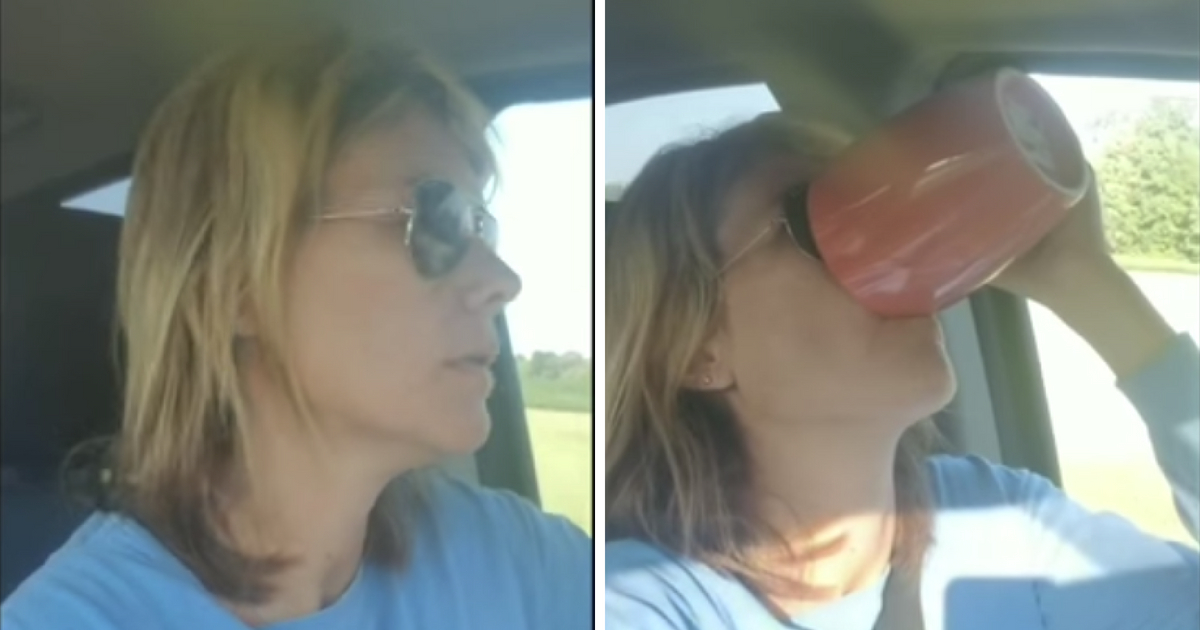 A southern author and mom makes a relatable video about dropping kids off to school.
