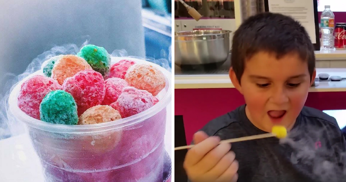 Dragon's Breath Ice Cream sends boy to hospital