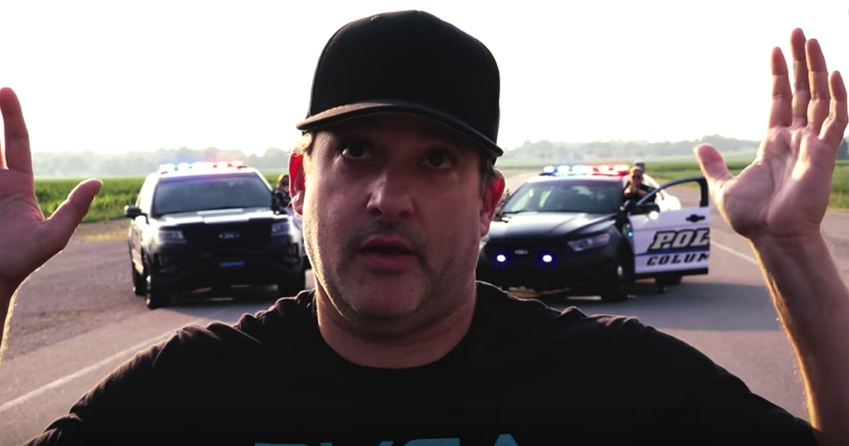 NASCAR champion Tony Stewart makes a cameo in Columbus Police Department's lip sync video.