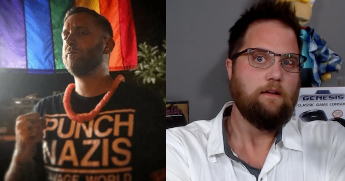 A professor assaulted a Youtuber at a convention for disagreeing with him.