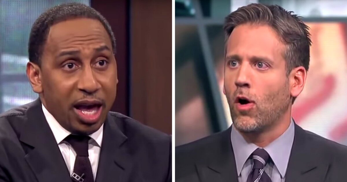 ESPN "First Take" hosts Stephen A. Smith, left, and Max Kellerman, right.