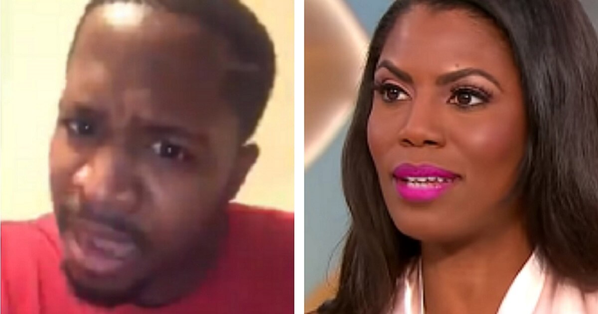 Terence K. Williams, left; Omarosa Manigault Newman, right