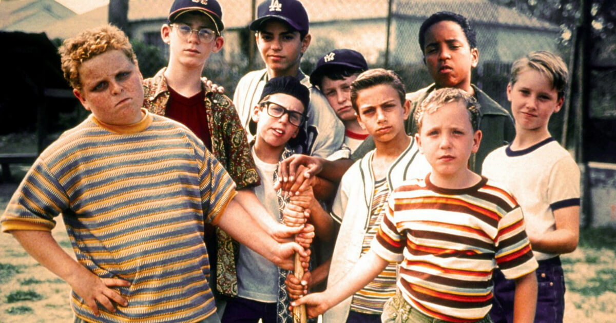 The cast of the 1993 film "The Sandlot."