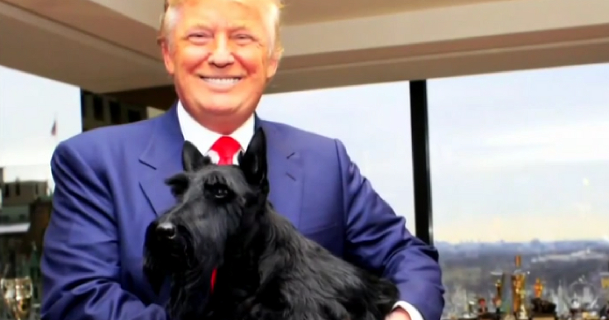 Trump with Dog