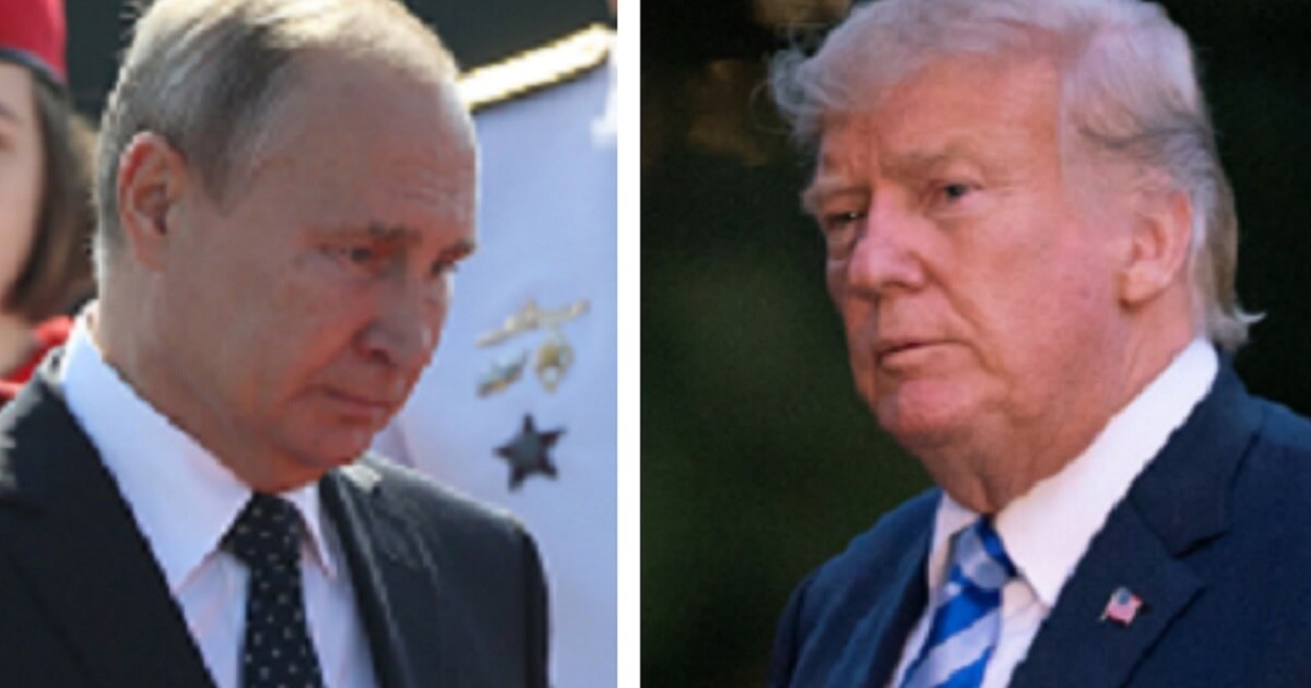 Vladimir Putin, left, and President Trump