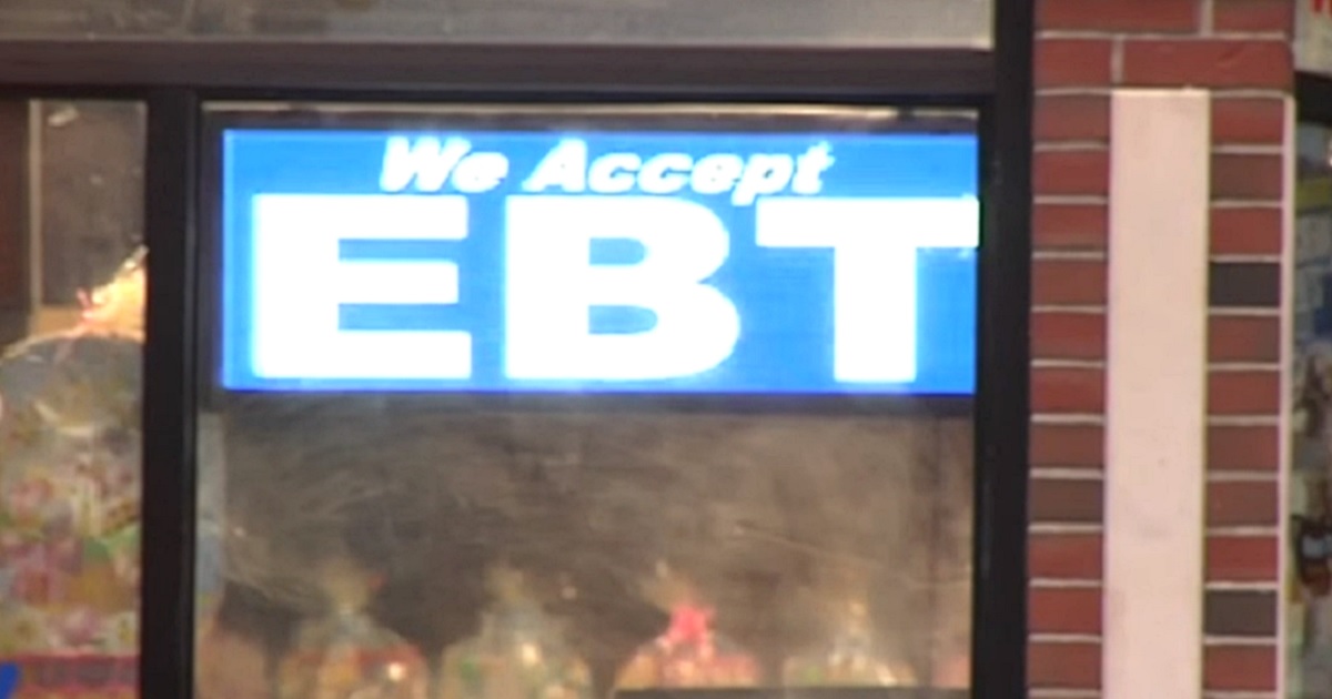 A "We Accept EBT" sign