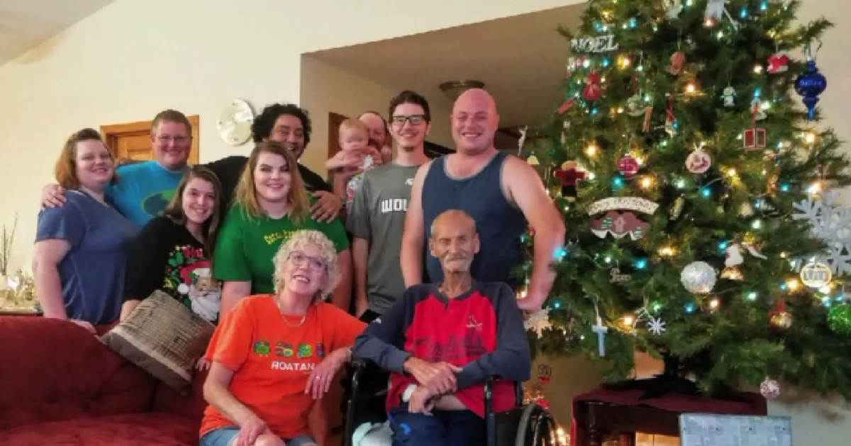 A dying father's family helps create Christmas in July in his final days.