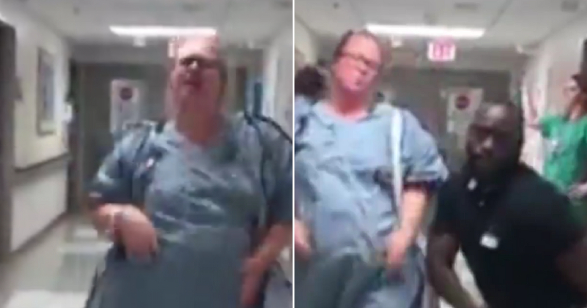 A Florida woman decided to kick off her 30-hour labor with a dance party in the hallway.