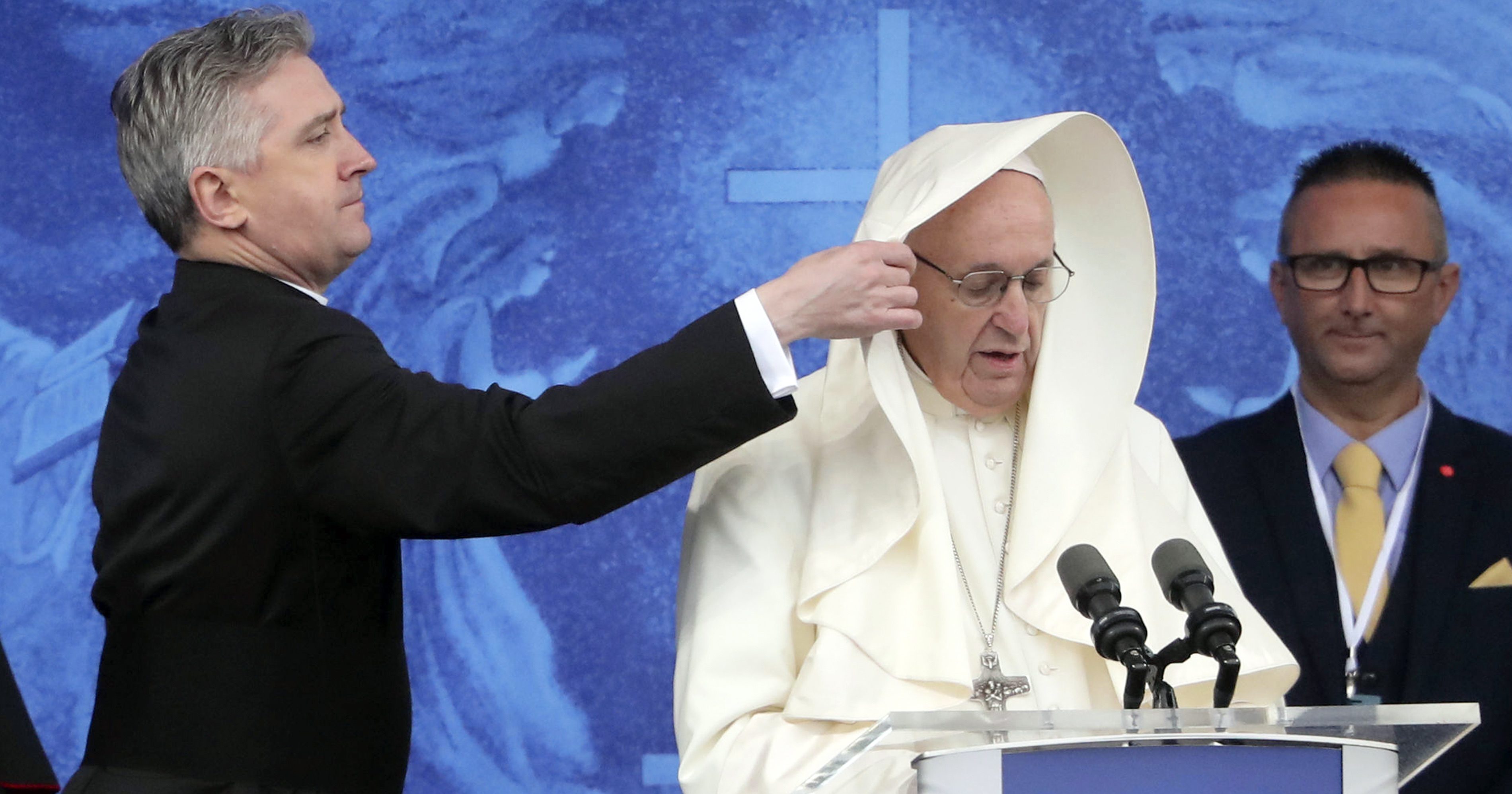 Pope Francis makes speech in Ireland