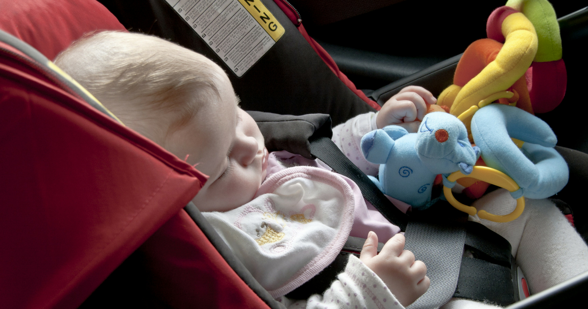 Baby in carseat