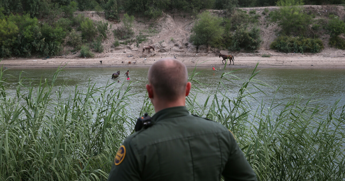 Border patrol by the Rio Grande