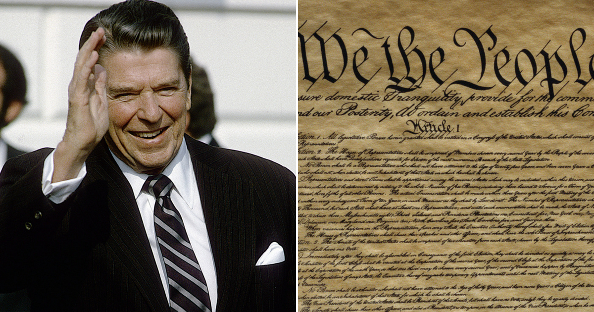 Ronald Reagan/Constitution