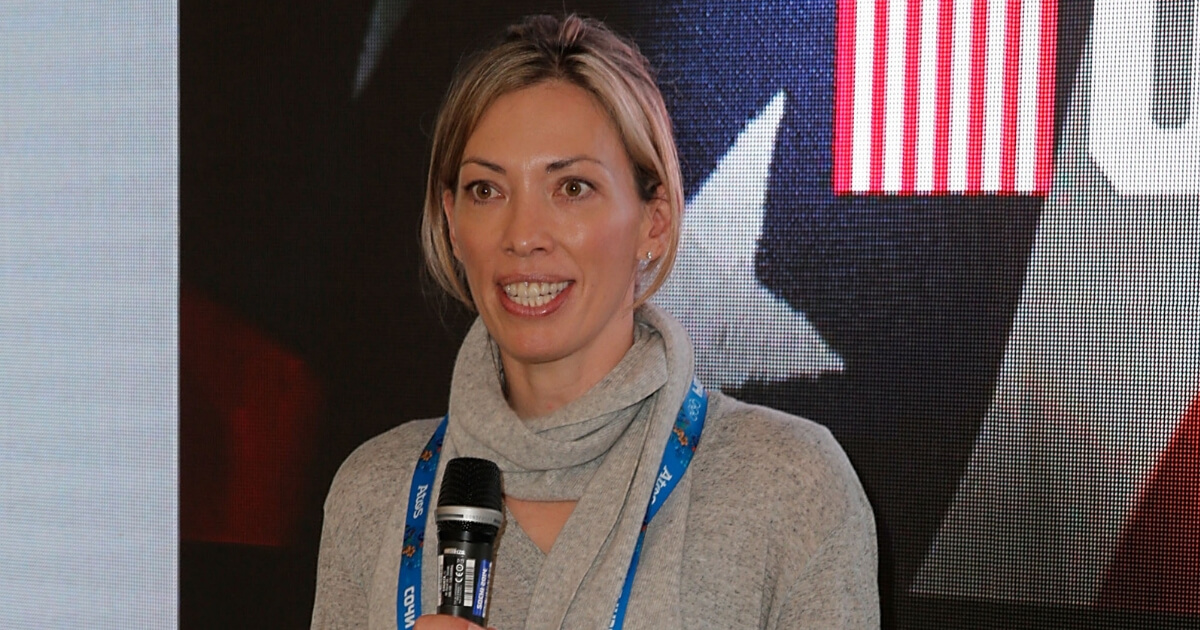 IOC member Beckie Scott attends the International Fair Play Awards at the Olympic Village on Feb. 18, 2014, in Sochi, Russia.