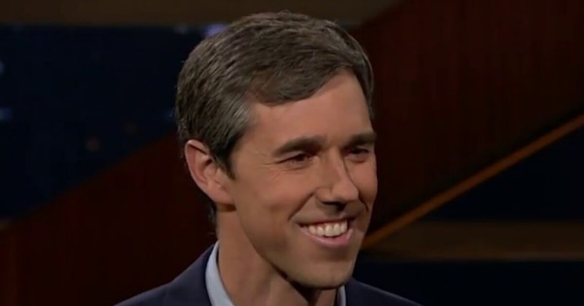 Beto O'Rourke during an appearance on HBO