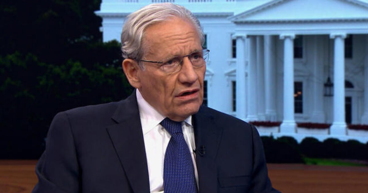 Journalist Bob Woodward is interviewed on CBS' 'Face the Nation.'