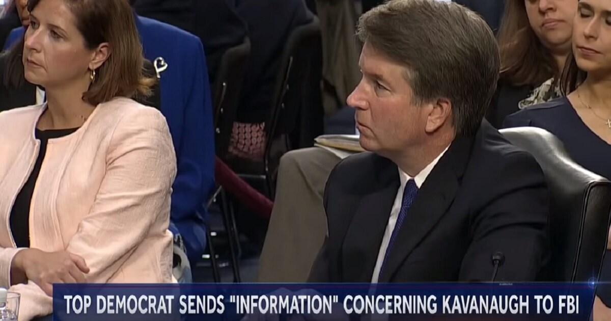 Supreme Court nominee Brett Kavanaugh is pictured during his nomination hearings in early September.