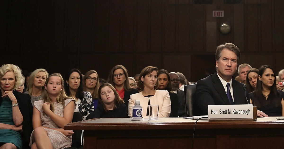 Supreme Court nominee Judge Brett Kavanaugh appears before the Senate Judiciary Committee during his Supreme Court confirmation hearing in the Hart Senate Office Building on Capitol Hill Sept. 4, 2018, in Washington, D.C.