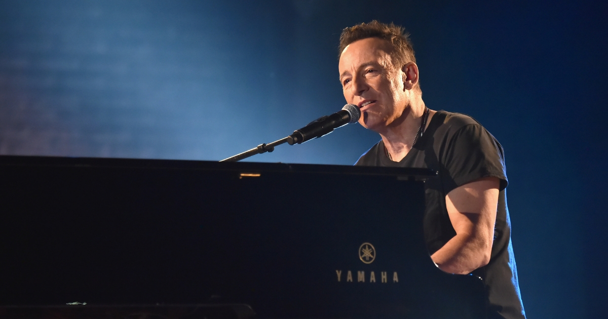 Bruce Springsteen performs onstage during the 72nd Annual Tony Awards at Radio City Music Hall on June 10, 2018, in New York City.