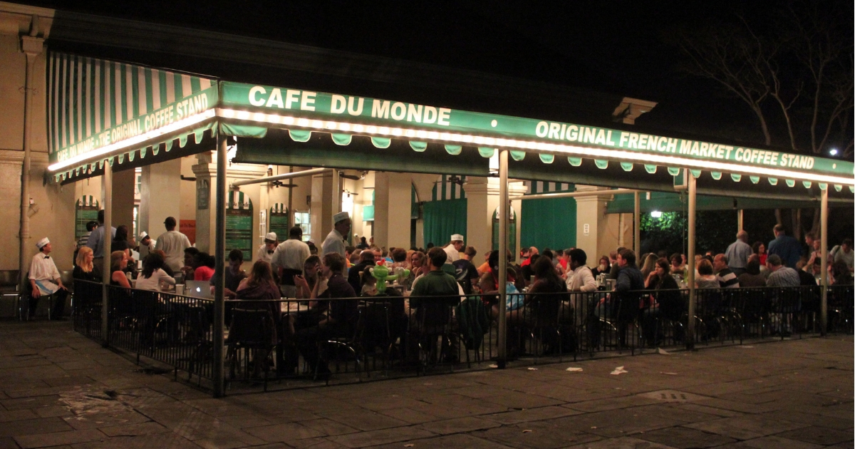 Cafe Du Monde in New Orleans' French Quarter.