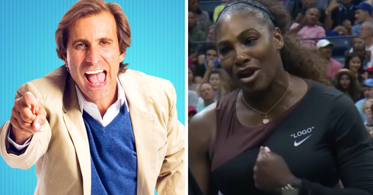 SiriusXM's Chris Russo, left, blasted tennis star Serena Williams, right, for her outburst against an umpire at Saturday's U.S. Open final.