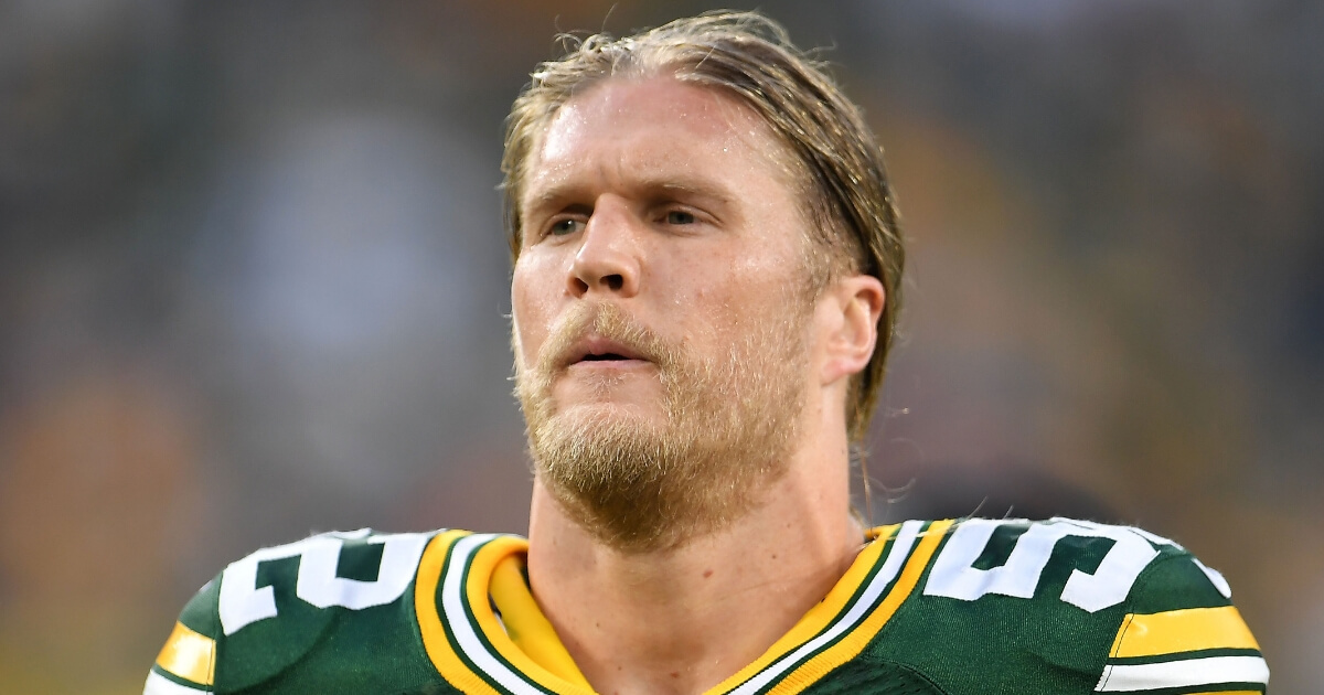 Clay Matthews of the Green Bay Packers before a Sept. 9 game against the Chicago Bears at Lambeau Field.