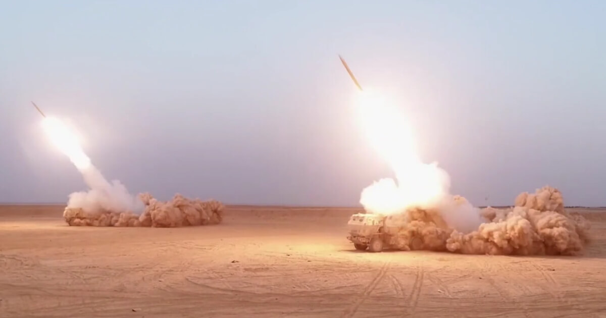 Coalition artillery is fired at ISIS targets.