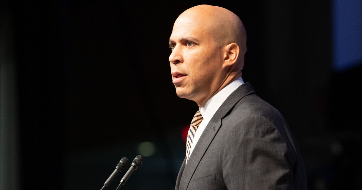 Cory Booker speaks at the Prayer Breakfast for the 48th Annual Congressional Black Caucus Foundation on Sept. 15, 2018, in Washington, D.C.