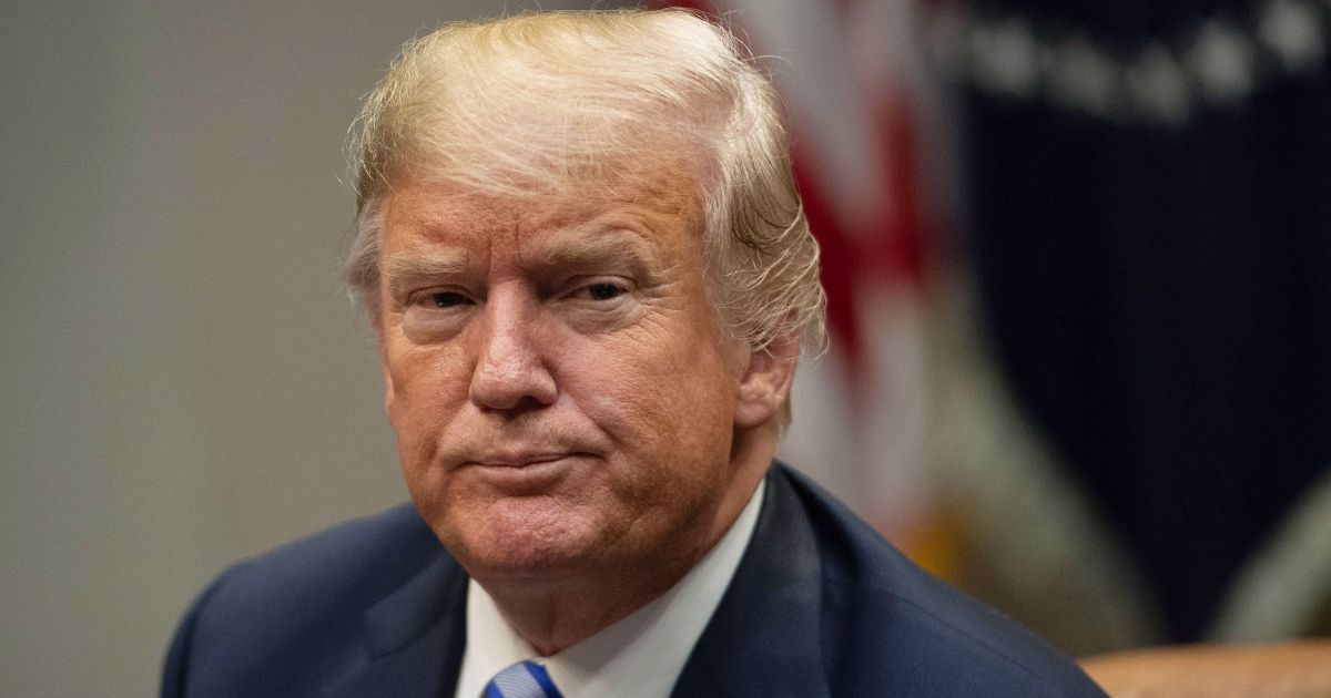 U.S. President Donald Trump speaks to the media before a meeting with Republican Congressional leaders at the White House in Washington, D.C., on September 5, 2018.