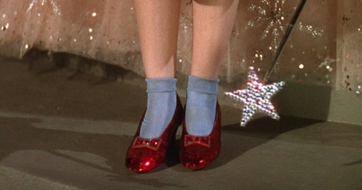 Dorothy Red Slippers Found