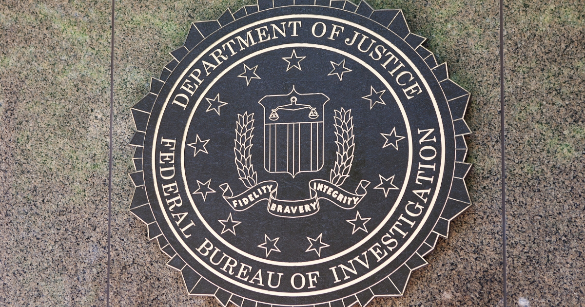 FBI seal outside the J. Edgar Hoover FBI Building in Washington D.C.