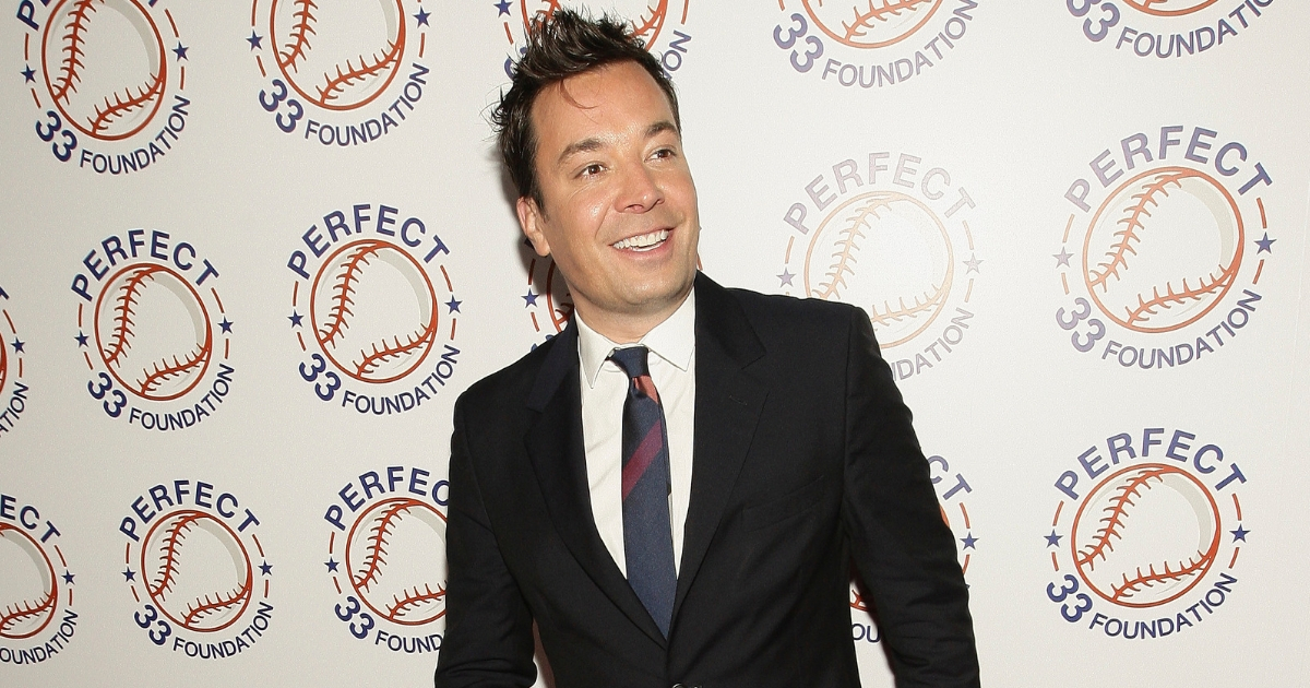 Jimmy Fallon of "The Tonight Show" attends the Perfect Game 20th Anniversary Celebration at Sony Hall on May 17, 2018, in New York City.