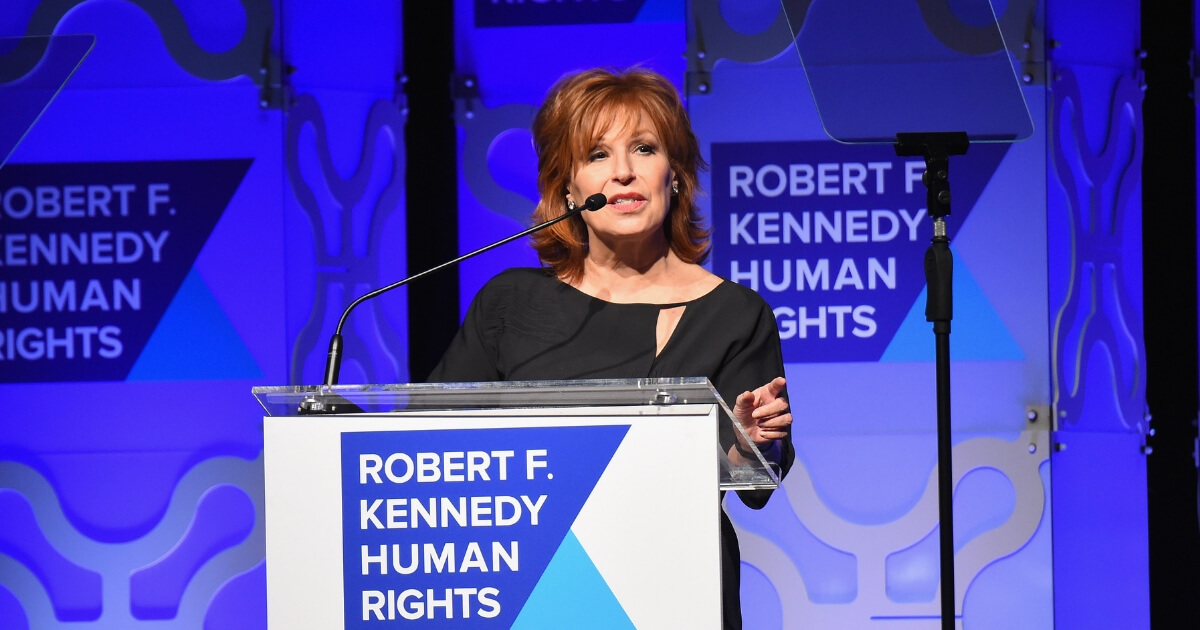 Joy Behar speaks onstage at the RFK Human Rights Ripple of Hope Awards.