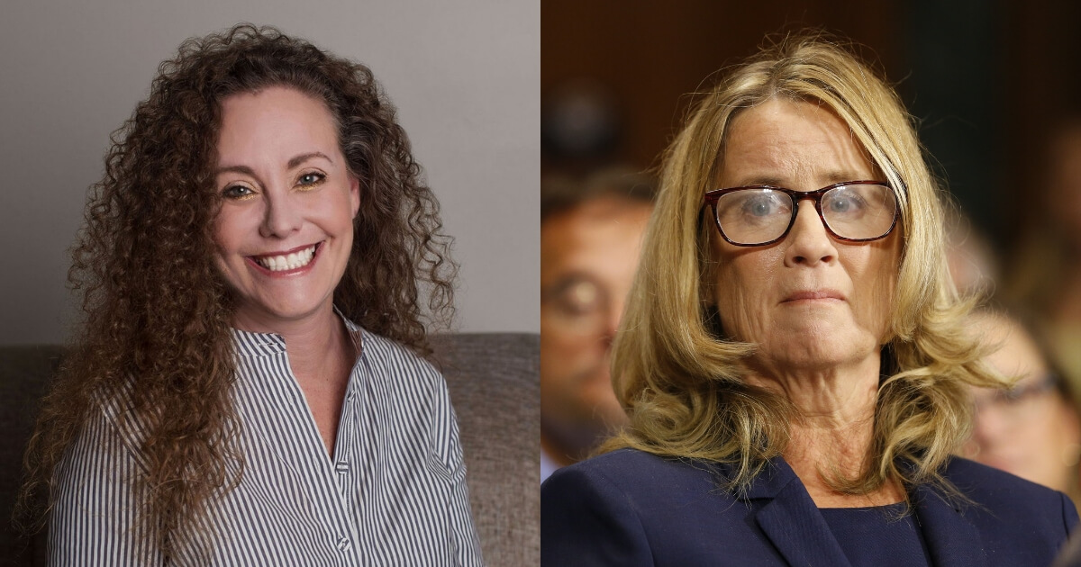 Two of Kavanaugh's accusers: Julie Swetnick and Christine Blasey Ford.