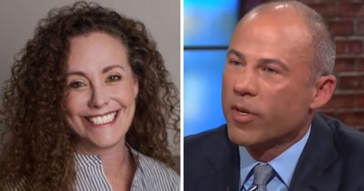 Julie Swetnick, left, and her attorney, Michael Avenatti.