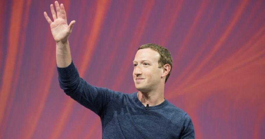 Facebook CEO Mark Zuckerberg waves at a news conference in May during a gathering of tech start-ups and leaders in Paris.