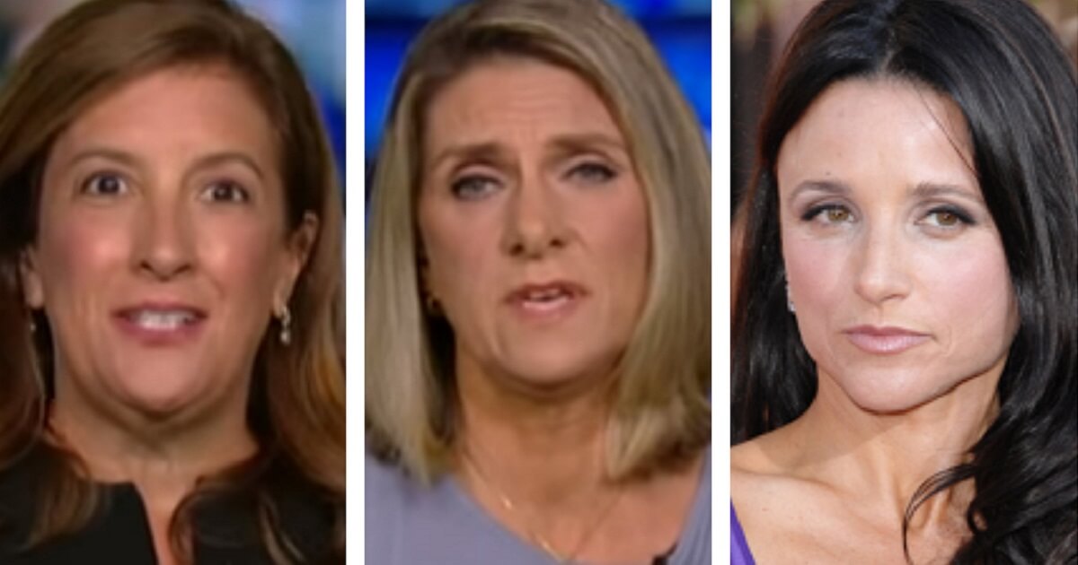 Former Brett Kavanaugh girlfriends Maura Fitzgerald, left, and Maura Kane, center, are sticking up for the Supreme Court nominee. Hollywood star Julia Louis Dreyfus, right, has weighed in on behalf of Kavanaugh's accuser.