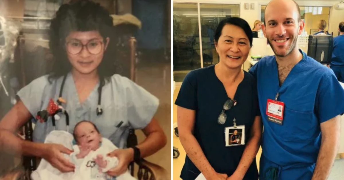 Nurse Cared for New Doctor 28 Years Ago