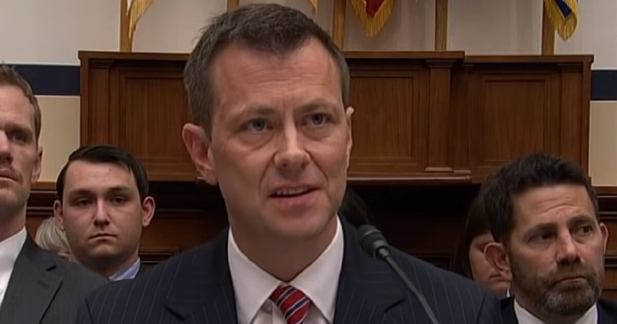 Then-FBI Agent Peter Strzok testifes before a joint committee of Congress in July.