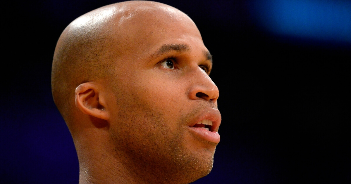 Richard Jefferson of the Denver Nuggets before a game against the Lakers on March 13 in Los Angeles.