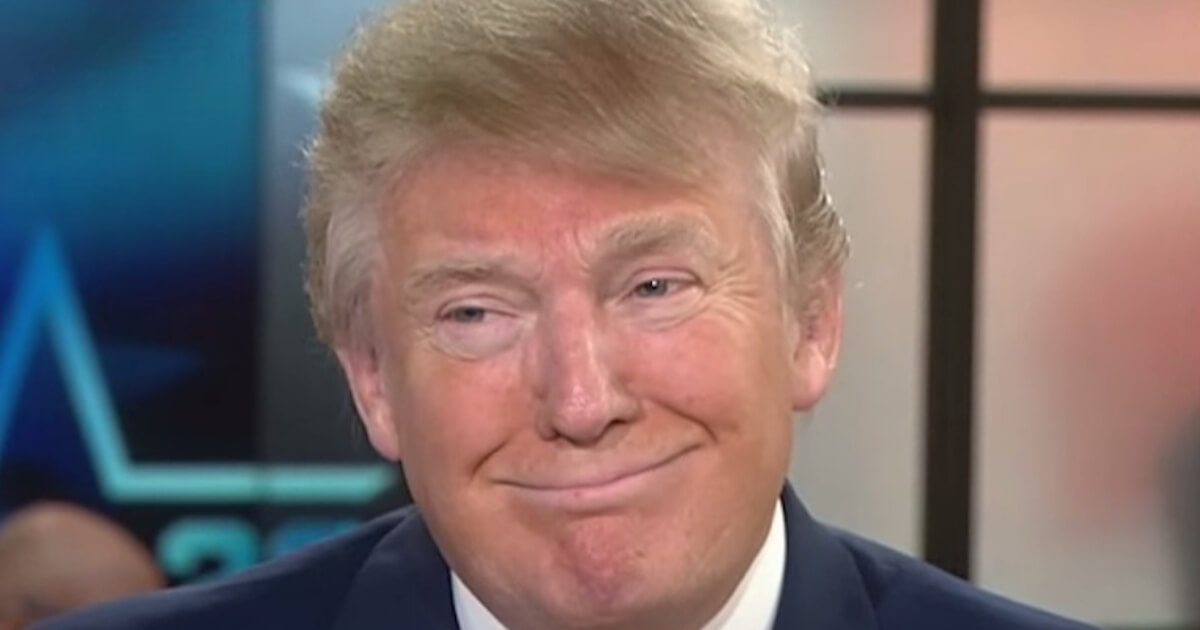 Donald Trump during an interview with NBC during the 2016 presidential campaign.
