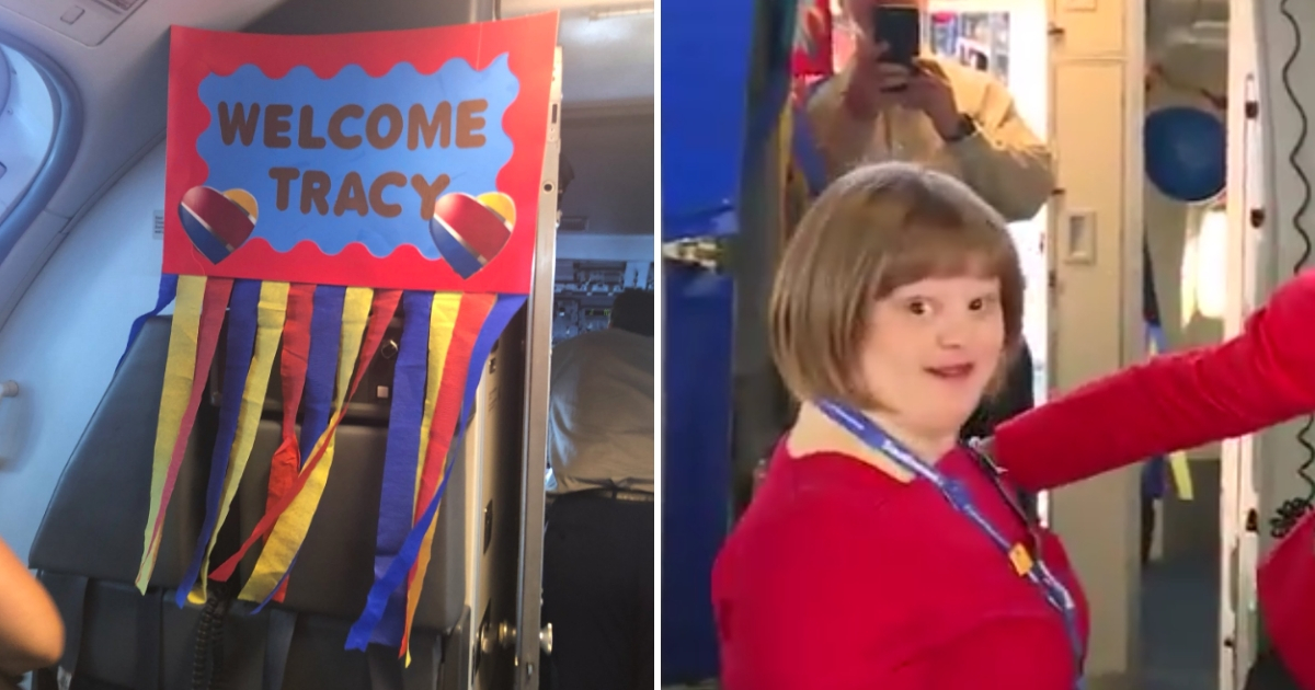 Woman with Down Syndrome Gets To Be Flight Attendant