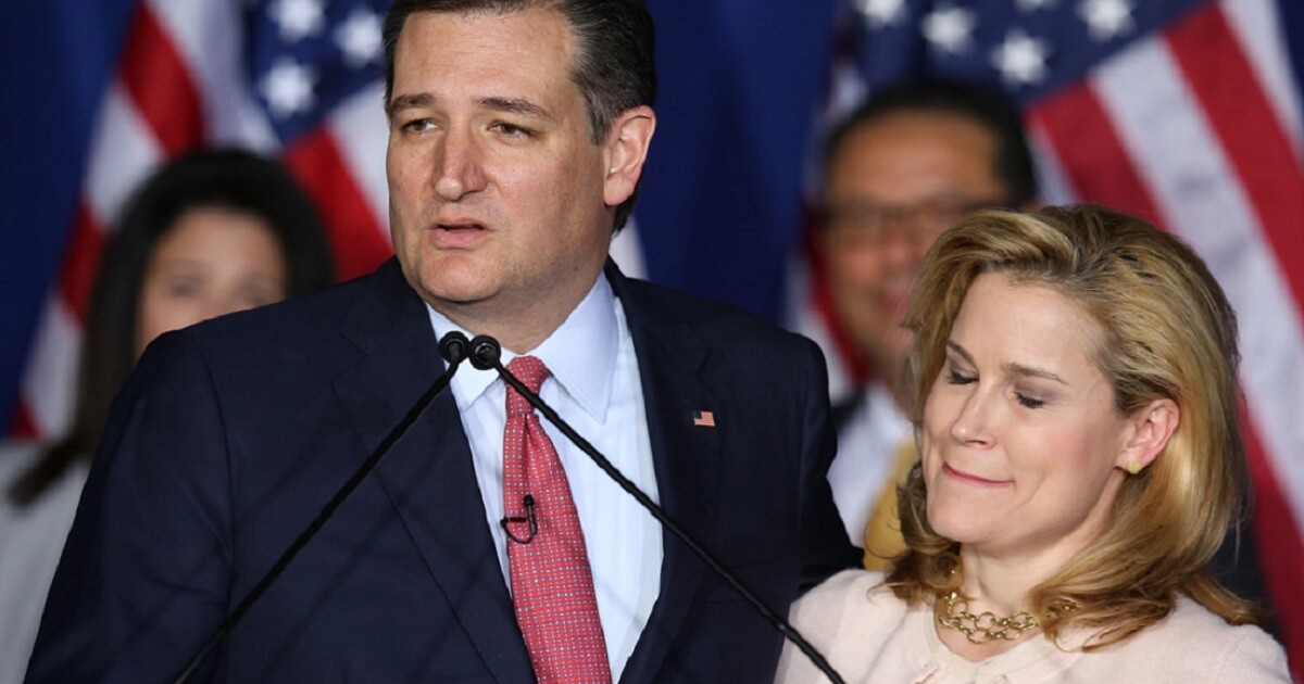 Texas Sen. Ted Cruz and his wife, Heidi, are pictured in May 2016 when Cruz announced he was suspending his run for the Republican presidential nomination.