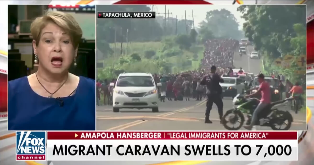Amapola Hansberger appears on "Fox & Friends" on Monday, Oct. 22, 2018.