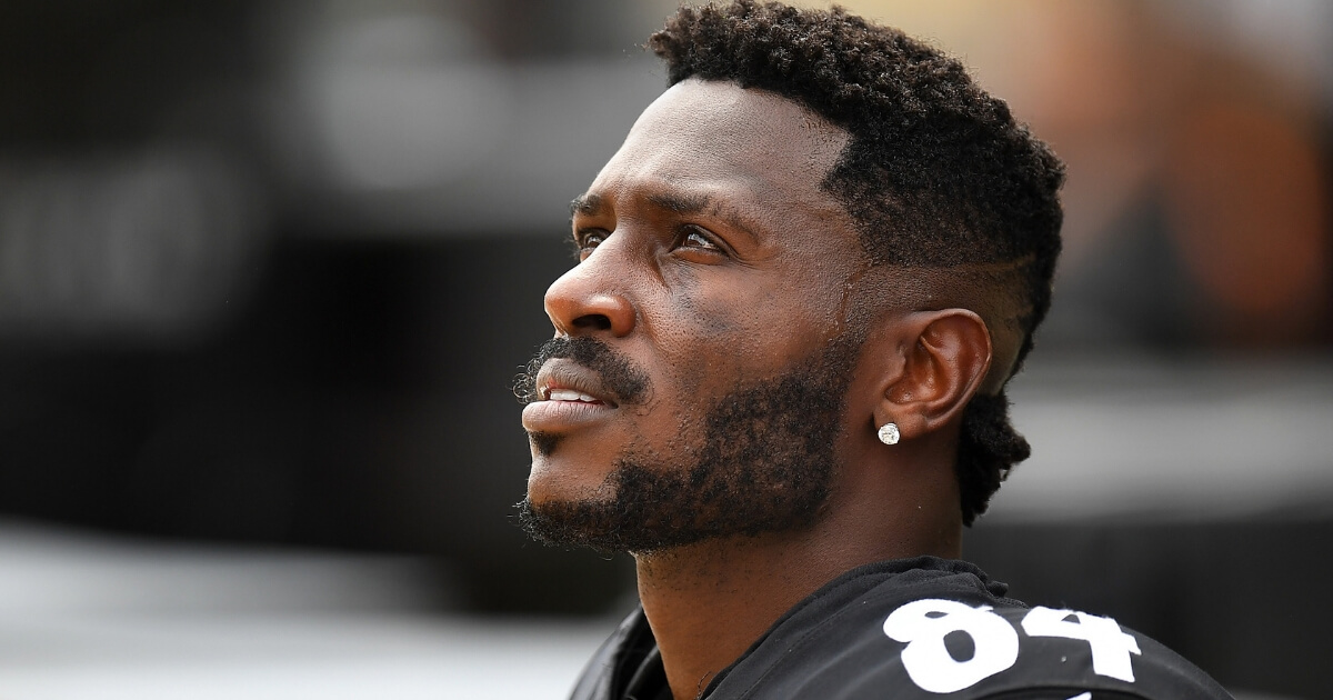 Antonio Brown of the Pittsburgh Steelers looks on during a game against the Kansas City Chiefs at Heinz Field on Sept. 16.