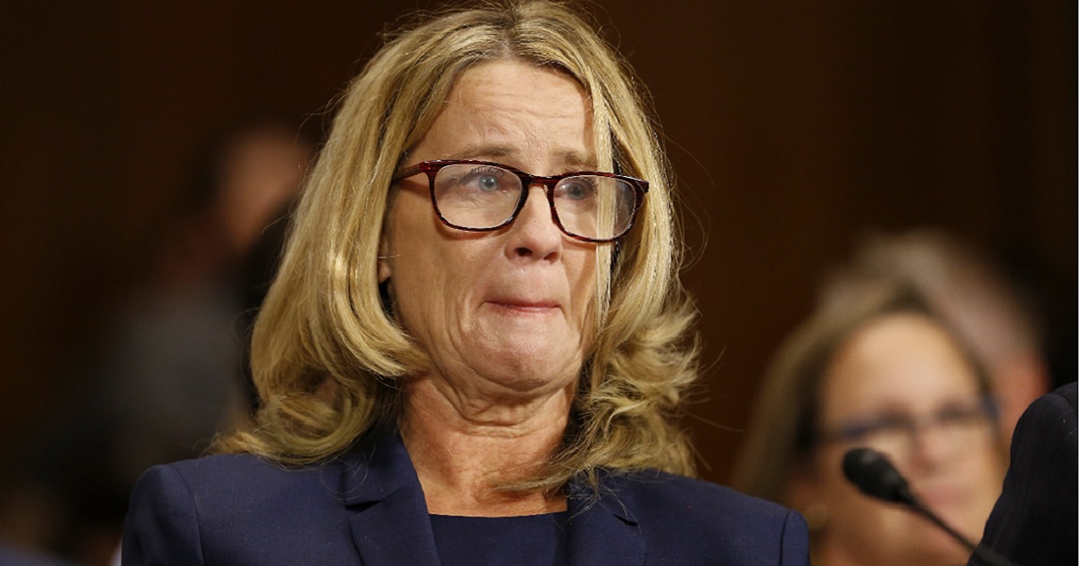 Christine Blasey Ford testifies Oct. 4 before the Senate Judiciary Committee.